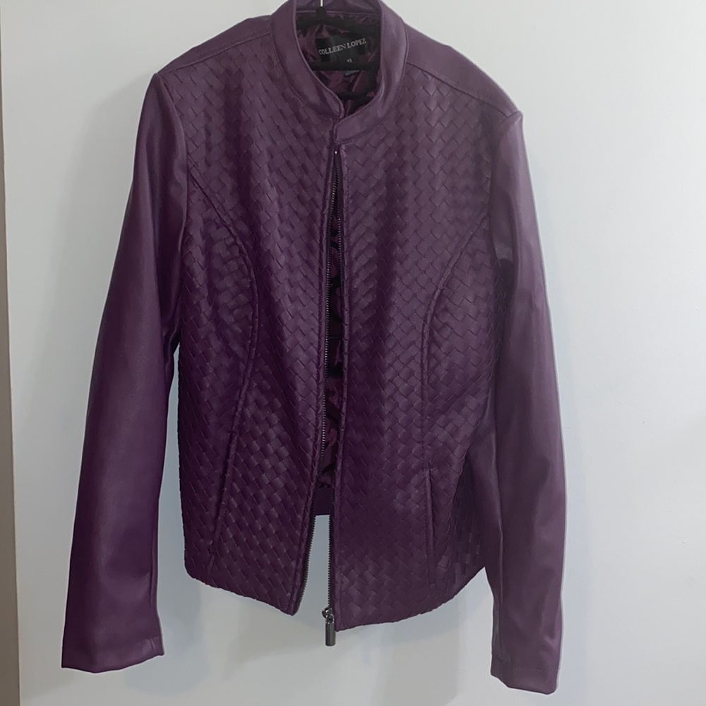 Colleen Lopez faux leather jacket View 6